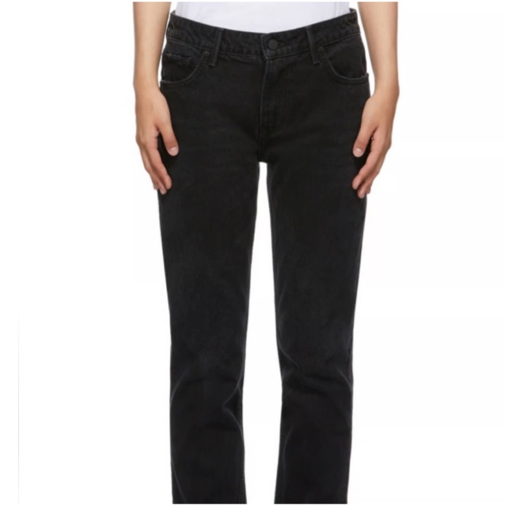 Black on Black Boot Cut Jeans